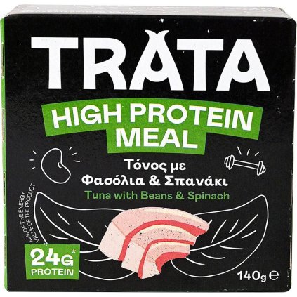 TRATA High Protein Meal Tuňák s fazolemi a špenátem 140g