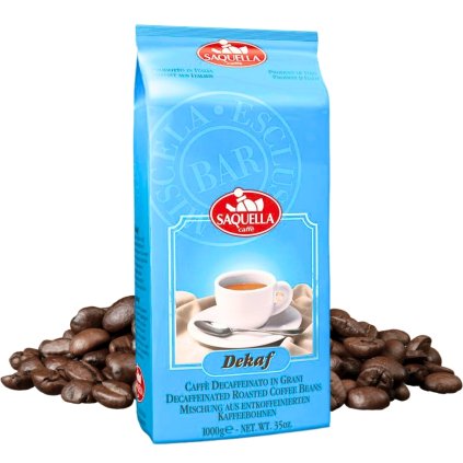 saquella dekaf zrnkova kava 1 kg