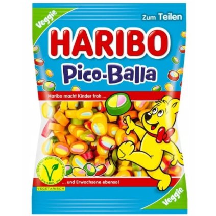 Screenshot 2025 07 12 at 14 39 40 Želé Bonbony Pico Balla 85 g Haribo německé ovocné kuličky za 35.00CZK Allegro