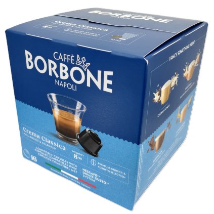 Caffé Borbone Crema Classica kapsle do Dolce Gusto 16 ks nejkafe cz