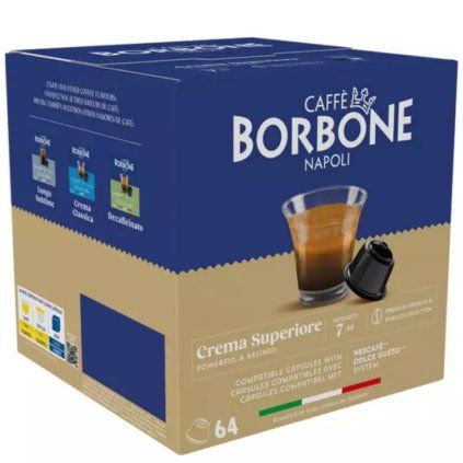 caffe borbone crema superiore kapsle do dolce gusto 16 ks