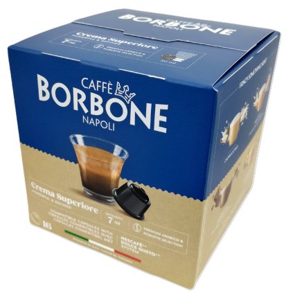 Caffé Borbone Crema Superiore kapsle do Dolce Gusto 16 ks nejkafe cz