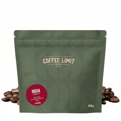 COFFEE LIMIT India Cherry AA Zrnková káva 250 g