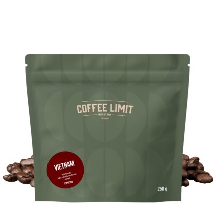 Coffee limit vietnam zrnkova 250g nejkafe cz