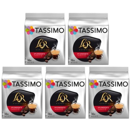 Tassimo L'OR Espresso Splendente 16 kusů karton 5 balení