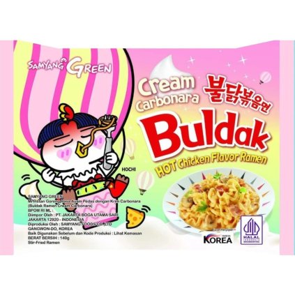 Samyang Buldak Ramen kuřecí cream carbonara 140g