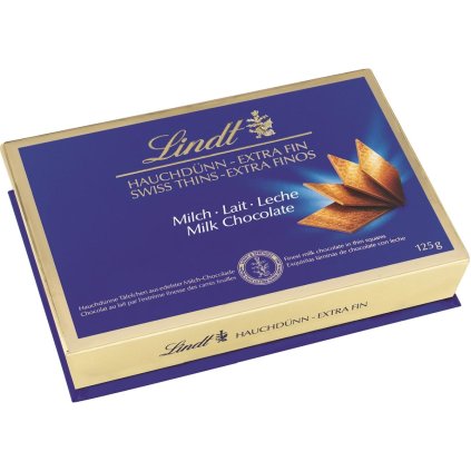 Lindt Thins Milk extra tenké plátky čokolády 125g