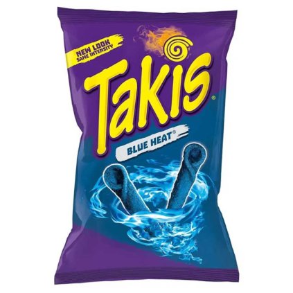 Takis Blue Heat Hot Chilli Pepper Tortila Chips 100 g