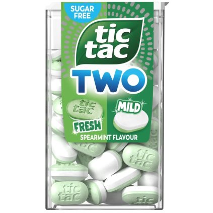 Tic Tac Two Spearmint s mátovou příchutí 38,5g