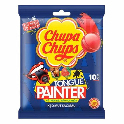 Chupa Chups színes nyalókák Zungen-Maler táska 93g
