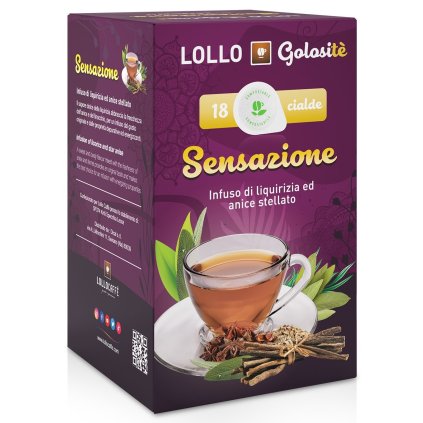 Lollo Caffe E.S.E. pody Sensazione lékořice a badyán 18ks