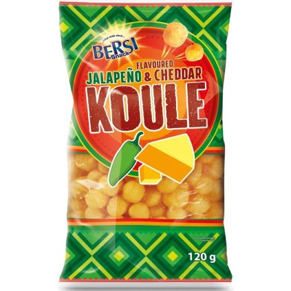 Bersi Snack golyók jalapeno és cheddar ízesítéssel 120g
