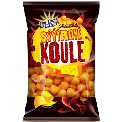 Bersi Snack sajtgolyók csípős 120g