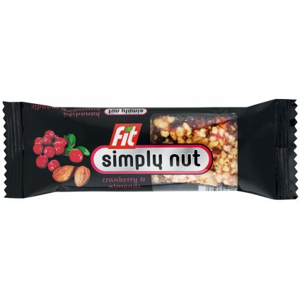 Fit Simply Nut brusinka a mandle v polevě 35g