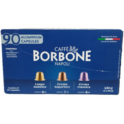 Caffe Borbone Variety Pack Nespresso® kapszulákhoz 90 db