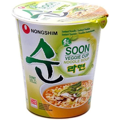 Nongshim Soon Veggie Ramyun cup 67g