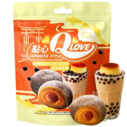 Qlove japán Boba Creme Brulee keksz 120g