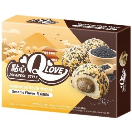 Qlove japán keksz szezámos hagyományos mochi 180g