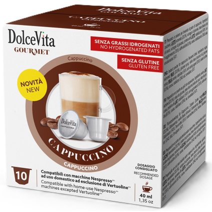 Dolce Vita Cappuccino Nespresso® kapszulákhoz 10 db