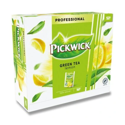 Pickwick Čaj Zelený s citronem 100 x 2g
