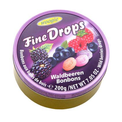 Woogie Fine Drops erdei gyümölcsök 200g