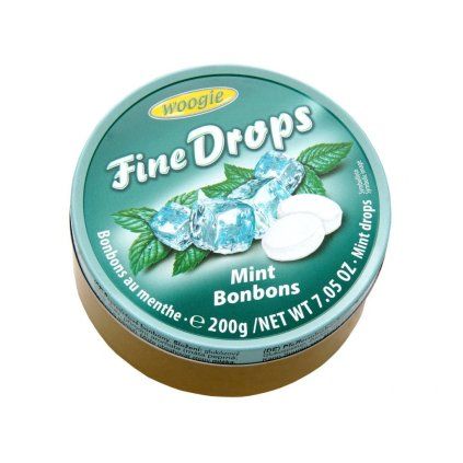 Woogie Fine Drops Mentol 200g