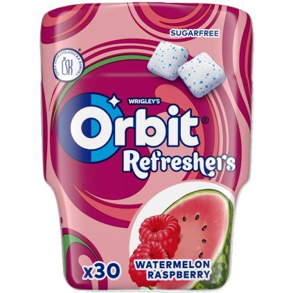 Wrigley's Orbit Refreshers málnás-görögdinnye drazsé doboz 67g