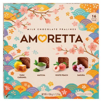 Amoretta Japán Cukorka Doboz 106g