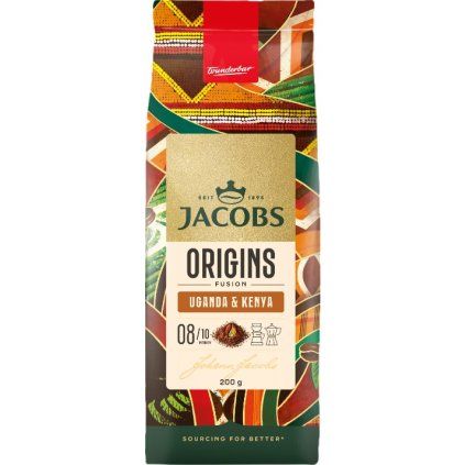 Jacobs Origins Uganda & Kenya mletá káva 200g