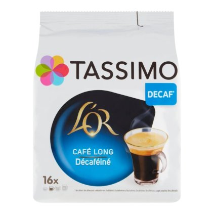 tassimo l or lungo decaf bezkofeinova kava 16 kusu
