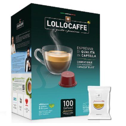 kapsle lollo caffe do lavazza blu oro 100ks
