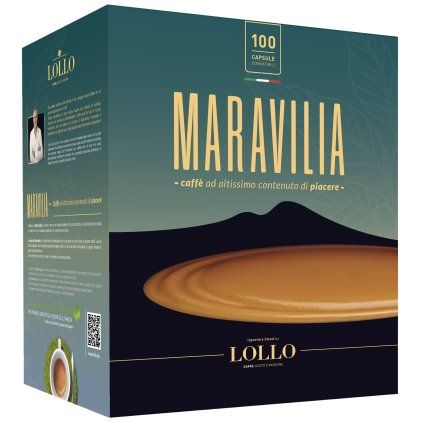 Kávové kapsle Lollo Caffé Maravilia do Nespresso 100 ks