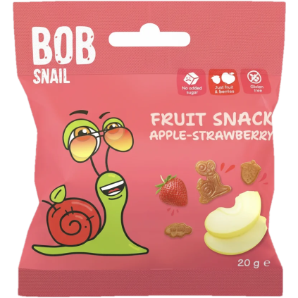 Csiga Bob gyümölcssnack alma-eper 20 g