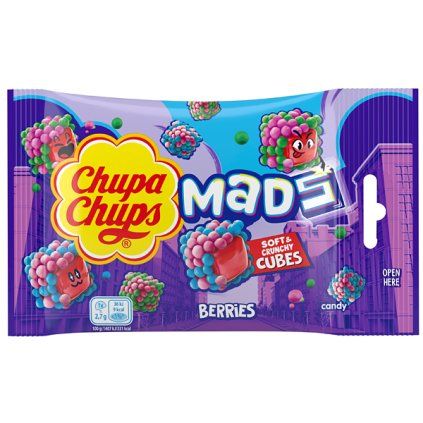 Chupa Chups Mads Cubes Berries 45g