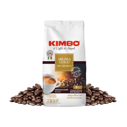 zrnkova kava kimbo aroma gold 250g 1kg nejkafe cz