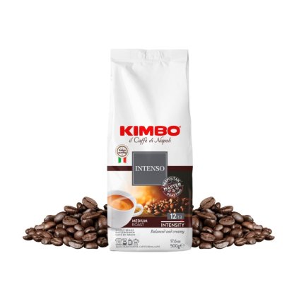 zrnkova kava kimbo aroma intenso 500g nejkafe cz