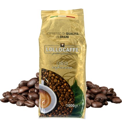 zrnkova kava lollo caffe oro 1kg