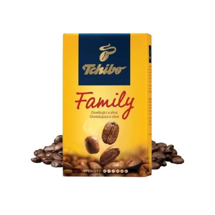 zrnkova kava tchibo family 1kg 2