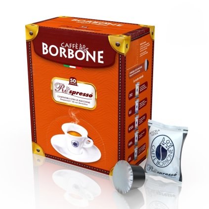 Kávové kapsle Caffe Borbone Miscela Nera do Nespresso 50 ks