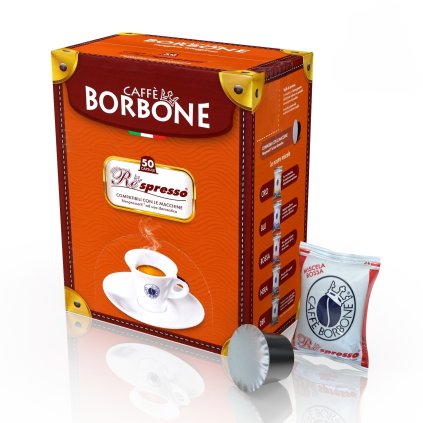 Kávové kapsle Caffe Borbone Miscela Rossa do Nespresso 50 ks