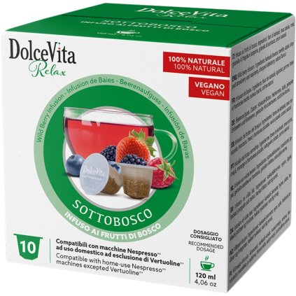 Kapsle do Nespresso® Italfoods Dolce Vita Sottobosco 10 kusů