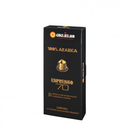 kapsle guglielmo lespreso70 gold kompatibilni s nespresso 10kusu