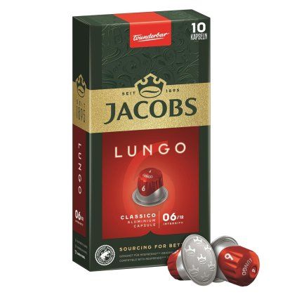 jacobs espresso lungo 6 do nespresso 10 kusu kapsli