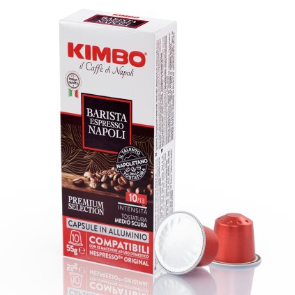 Kimbo Barista Espresso Napoli nespresso alu kapsle 10ks nejkafe cz