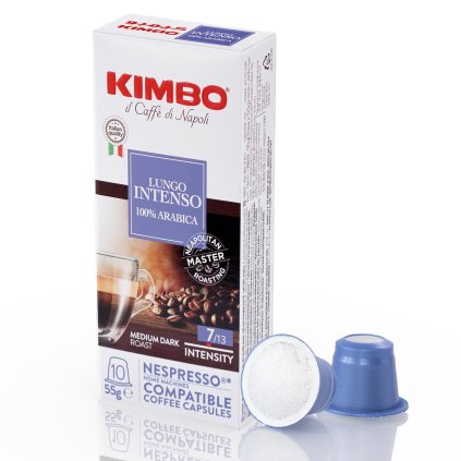 Kimbo Lungo 10ks kapsle nespresso nejkafe cz