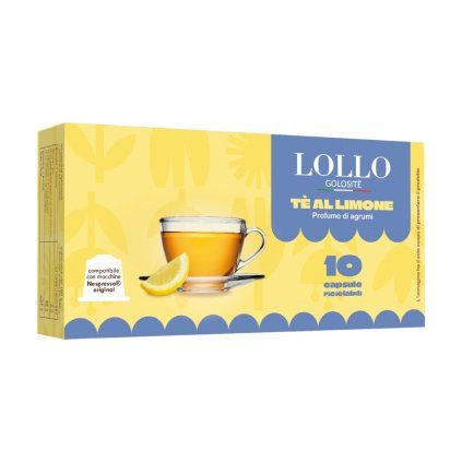 lollo caffe caj s citronem kapsle do nespresso 10 ks