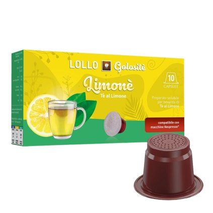 lollo caffe caj s citronem kapsle do nespresso 10 ks
