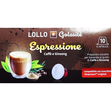 lollo ginseng nespresso 10ks nejkafe cz