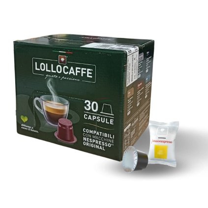 kavove kapsle lollo caffe oro espresso do nespresso 30 kusu