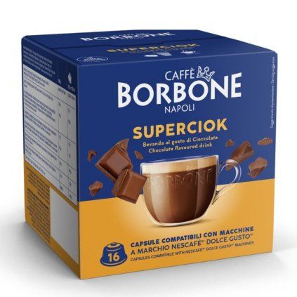 caffe borbone mlecna cokolada kapsle do dolce gusto 16ks